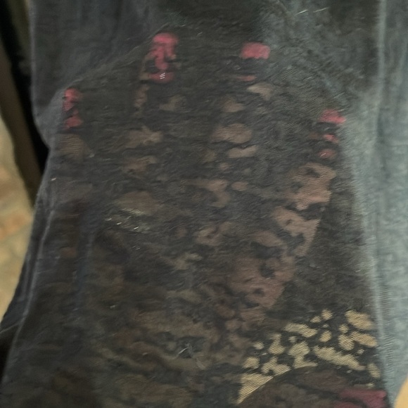 Balance Collection black see-through swimsuit coverup with hood. Medium - Picture 4 of 8